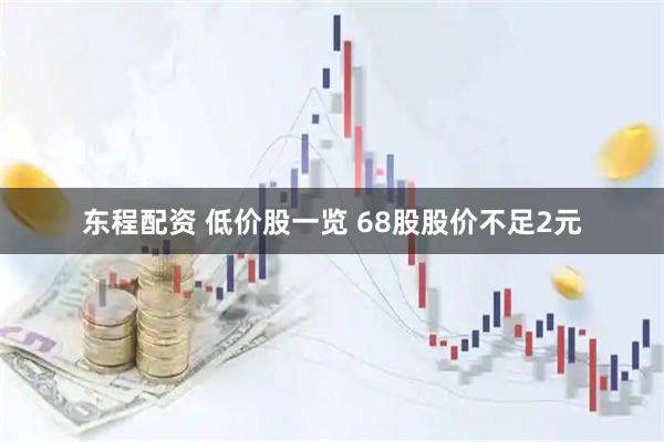 东程配资 低价股一览 68股股价不足2元